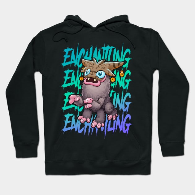 mY SINGING mONSTER ENCHANTING Hoodie by Draw For Fun 